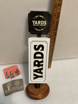 YARDS BREWING PHILLY STANDARD GOLD LAGER draft beer tap handle. PENNSYLVANIA