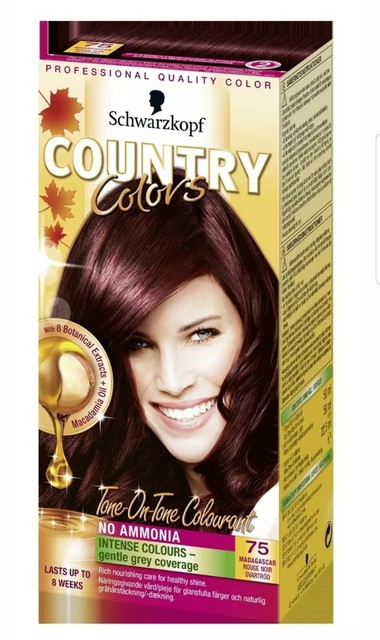 Schwarzkopf Country Colours 75 Madagascar Rouge Noir Long Lasting