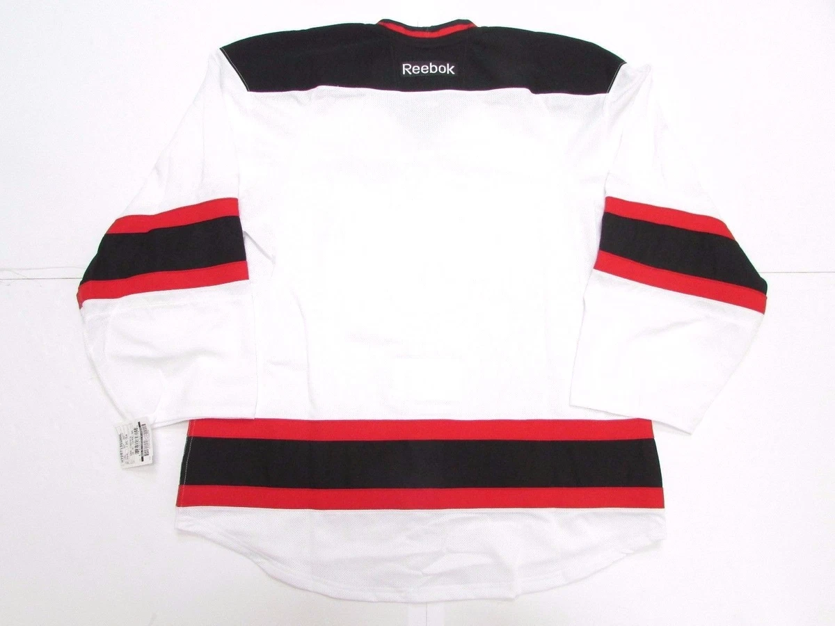 NEW JERSEY DEVILS AUTHENTIC AWAY TEAM ISSUED REEBOK EDGE 2.0 7287 JERSEY SIZE 58