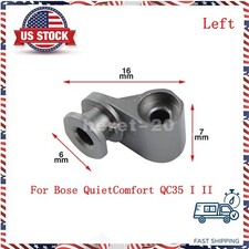 Left Sliver Metal Hinge Swivel Shaft For Bose QuietComfort QC35 I II Earphone