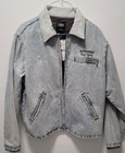 New Zara Man Denim Wear Men Quilted Puffer Denim Jacket Size Medium