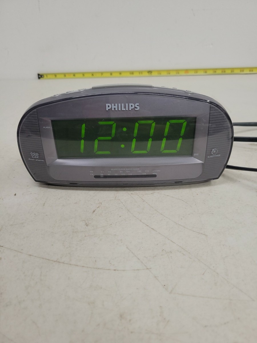 Philips AJ3540/37 Large Display Digital AM/FM Alarm Clock Radio | eBay