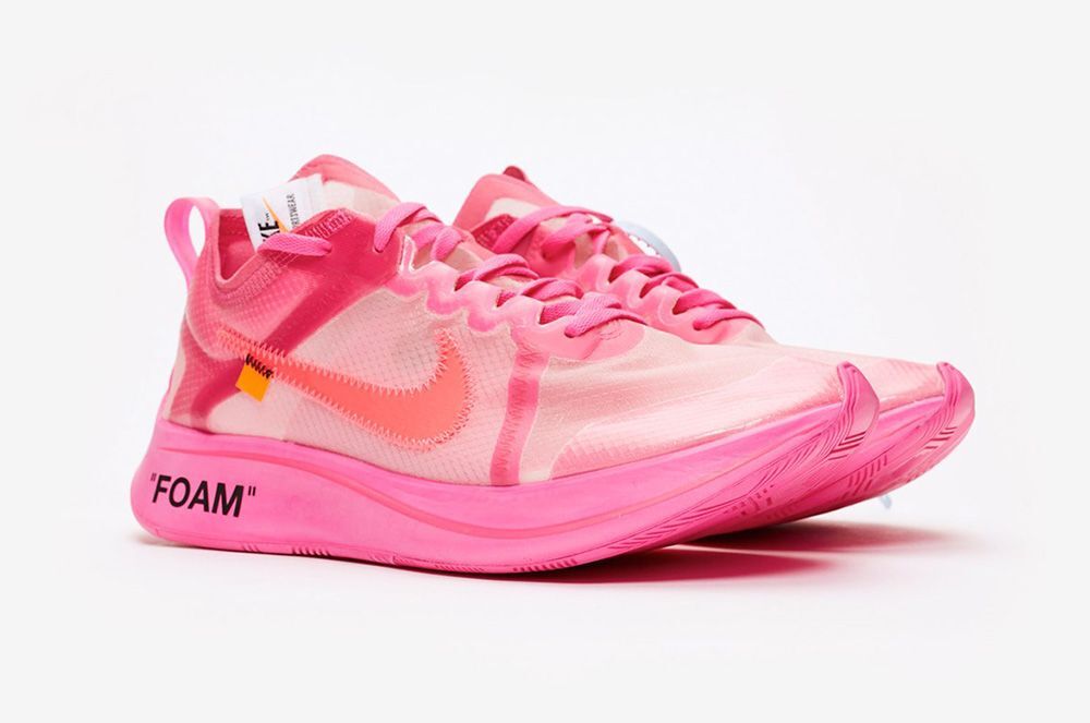 AJ4588-600 Off-White × Nike Zoom Fly Pink (Men's) | eBay