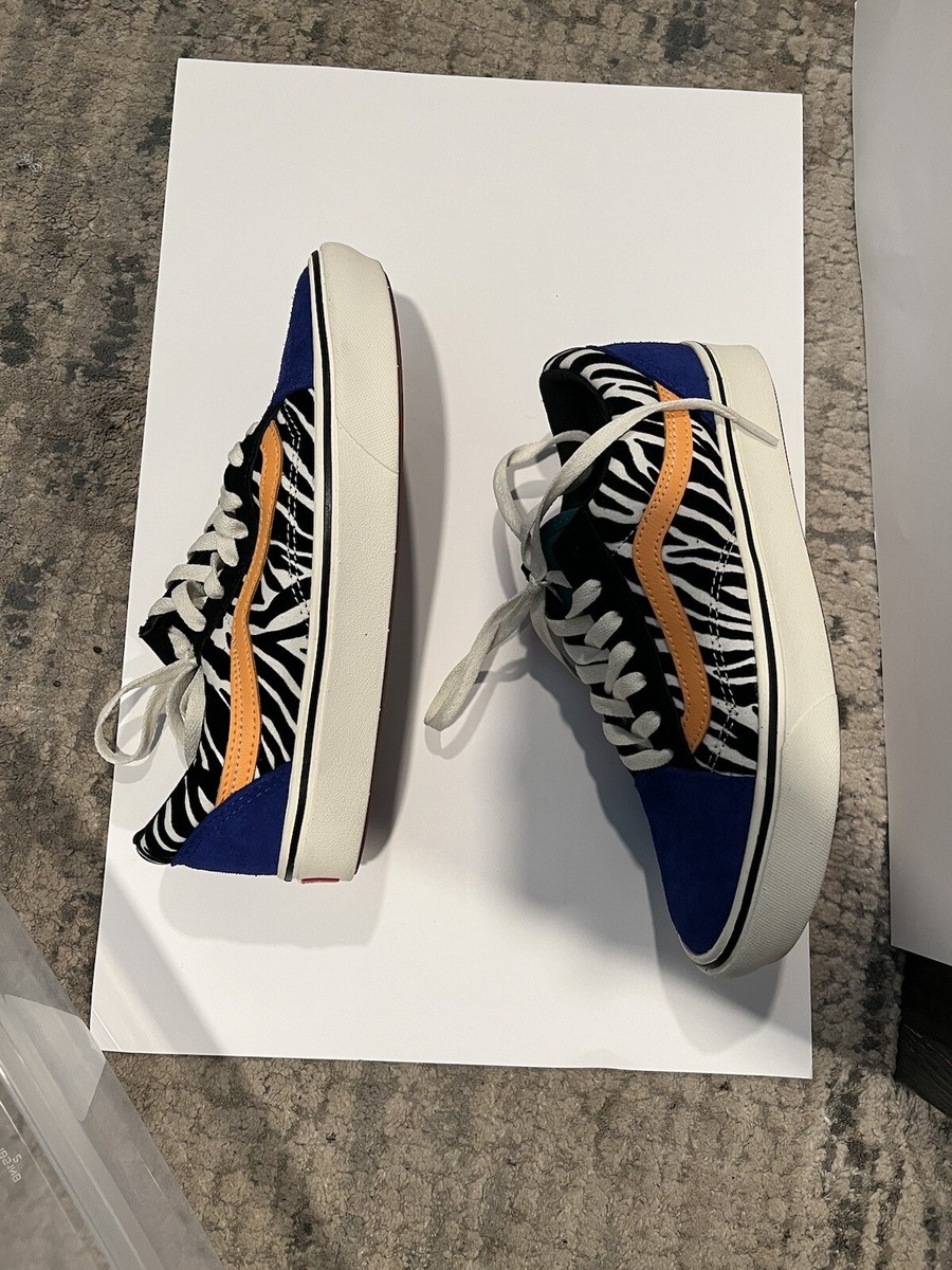 Platform Zebra Old Skool Stacked Shoes Vans Shoes Vans Old Skool