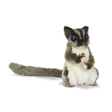 23cm H Hansa Sugar Glider Standing Realistic Cuddly Cute Soft Animal Plush Toy