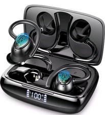 Wireless Earbud Sport, Wireless Headphones Bluetooth 5.3 over Ear IP7 Waterproof