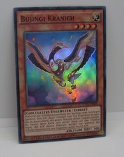 Yu-Gi-Oh Karte - Bujingi Kranich - Geflügeltes Ungeheuer / Effekt - Yugioh Neu