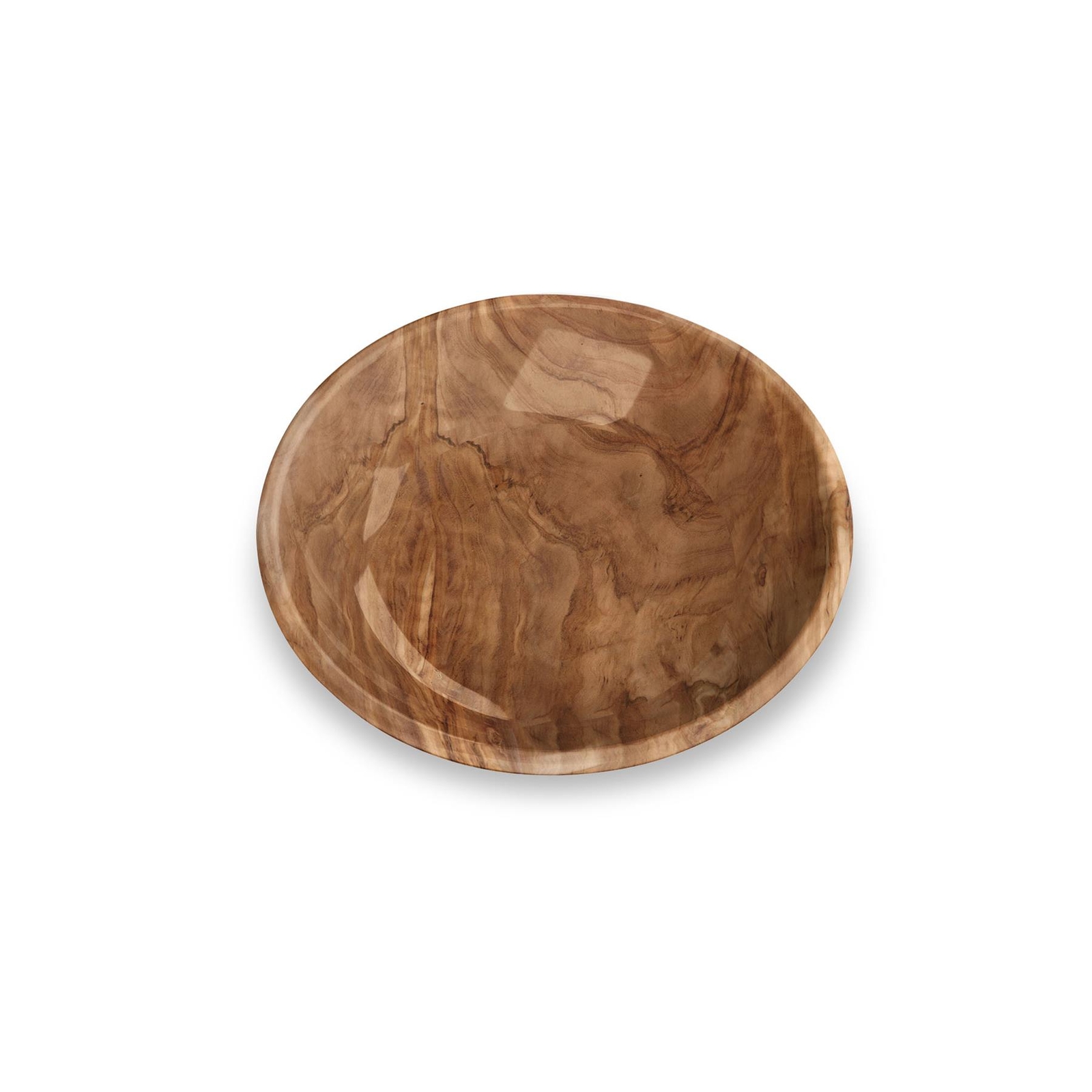 Olive Wood Effect Melamine/Plastic Pet Food Saucer