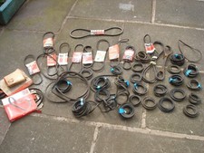 CLASSIC AUTOJUMBLE NEW OLD STOCK FANBELTS FROM 1970-1980 ERA RESTPOSTEN