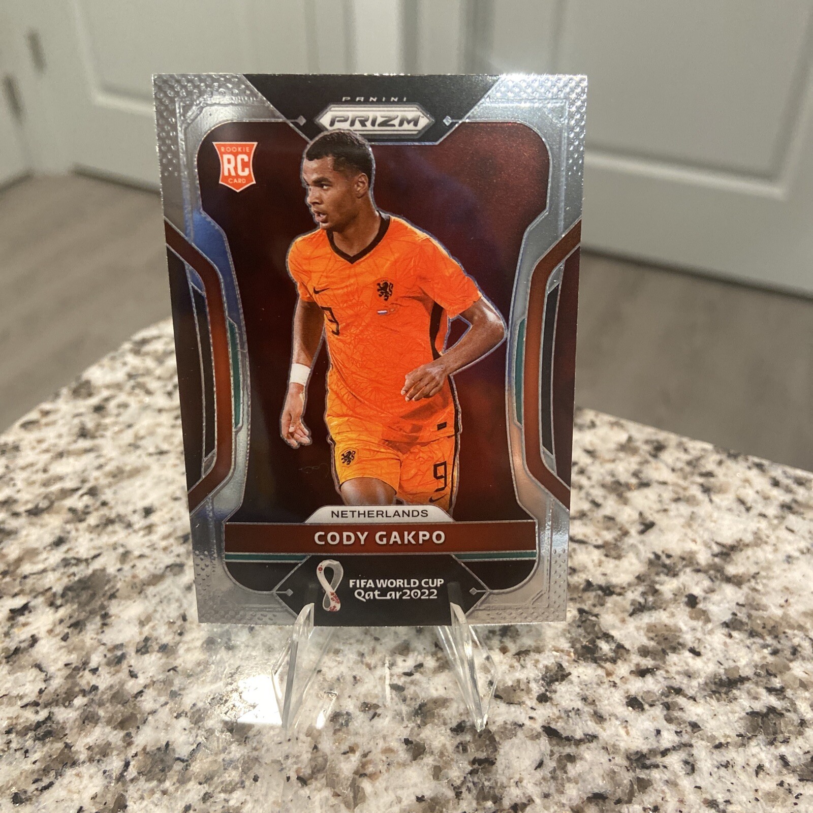 2022 Panini Prizm World Cup Cody Gakpo Rookie Card RC Netherlands #153 Qatar
