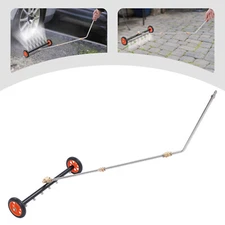 22" Pressure Power Washer Undercarriage Under Car Cleaner Water Broom w/7 Nozzle
