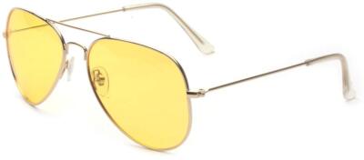 Gafas de sol estilo aviador polarizadas con visión nocturna para conducir
