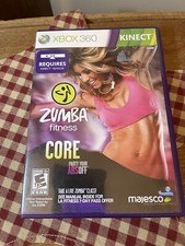 Zumba Fitness Core Party Your Abs Off Workout XBOX360 Kinect Tested Working CIB