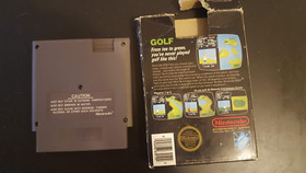 Golf (Nintendo, 1985) NES - WITH BOX AND SLEEVE! TESTED WORKING! - 5 SCREW