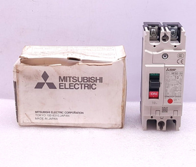 Mitsubishi NF32-SV No-Fuse Breaker 10A 2P 50/60Hz Ui 600V Uimp 8kV NF32SV