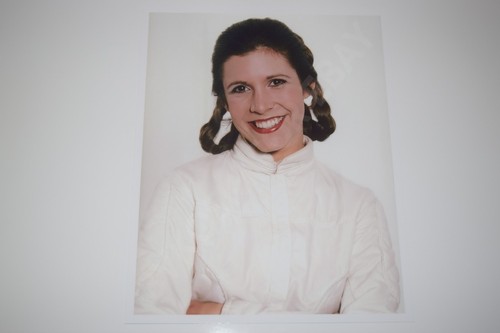 Carrie Fisher The Empire Strikes Back Leia Hoth garb promo 8x10 glossy photo 052