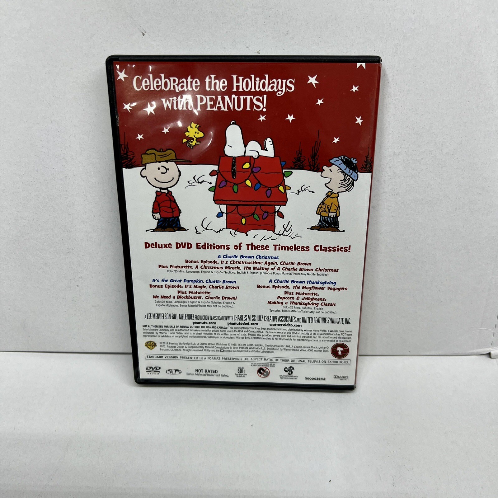 Peanuts Deluxe Holiday Collection (3DVD Set) Pumpkin, Thanksgiving