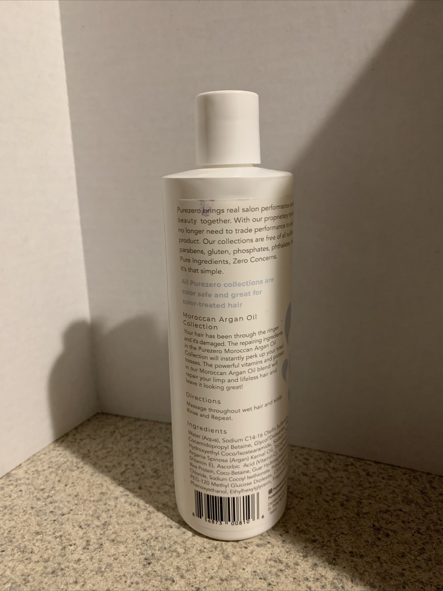 Purezero Moroccan Argan Oil Repairing Shampoo 12oz (b3) | eBay