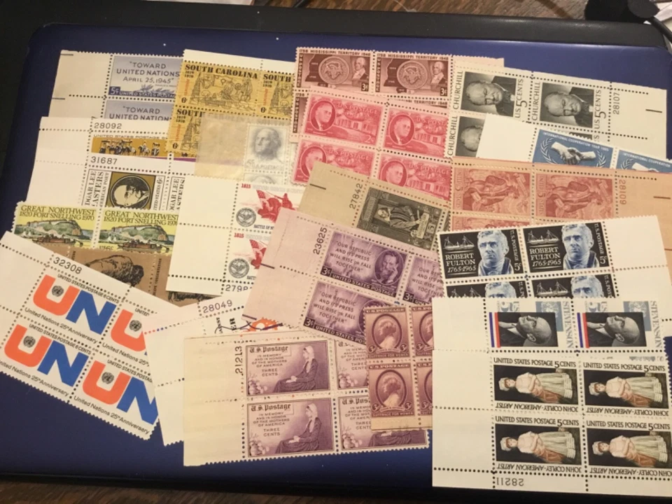 ICOLLECTZONE US Plate Block Lot 42 3 cent to 6 cents VF NH #3 (F800) - Image 2 of 3