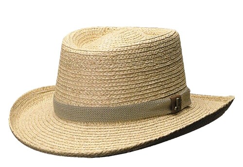 SCALA beautiful light ? coral Natural Straw Hat with Turquoise Bead Trim soft Scala | Accessories | Scala Straw Hat With Turquoise Beads  main image 4