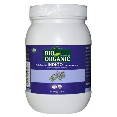 INDUS VALLEY 100% Organic Indigo Powder 400g,