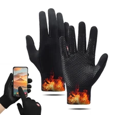 Windproof Anti Slip Thicken Gloves Winter Thermal Gloves Touch Screen Gloves