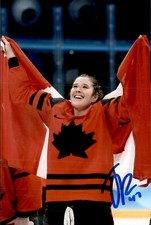 Jamie Lee Rattray Signed 4x6 Photo Women's Hockey Canada / PWHL Boston Fleet #3