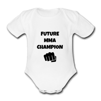 FUTURE MMA CHAMPION Babygrow Baby vest grow bodysuit U BKB F C BOXING