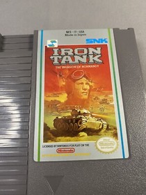 Iron Tank: The Invasion Of Normandy NES Nintendo 1985 Iron Tank