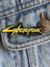 Cyberpunk 2077 Large Enamel Pin - Excellent Condition