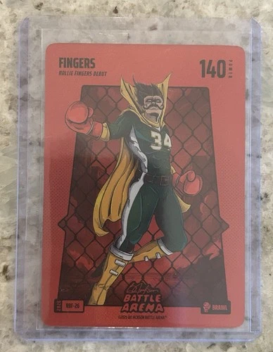 2026 Bo Jackson Battle Arena - Fingers - Rollie Fingers - Red Brawl Battlefoil