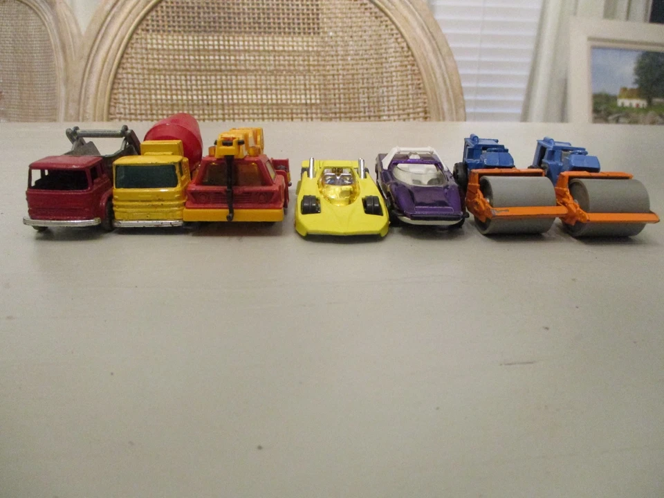 VINTAGE CORGI DIE CAST CARS(7) JUNIORS/ROCKETS RAY GO RASCAL-ALFA ROMEO-HOT ROD+ - Image 3 of 4
