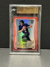 2020 Leaf Metal Draft Jordan Love #BA-JL1 Rookie Auto 1/1 Utah State Aggies RC
