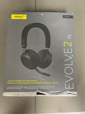 Jabra Evolve2 75 - USB-C UC - Black Wireless Headset / Music Headphones Black
