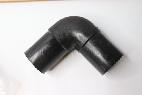 AGRU 90 Degree Elbow Black 2" Male x 2" Male - Picture 3 of 3