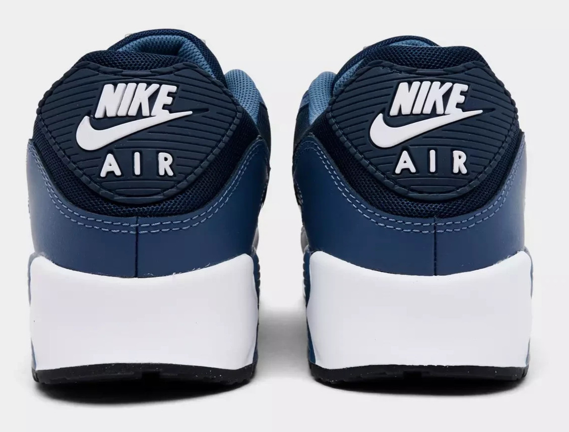 NEW Nike AIR MAX 90 Men's Casual Shoes BLUE OBSIDIAN WHITE BLK US Sizes 7-14 NIB thumbnail 5