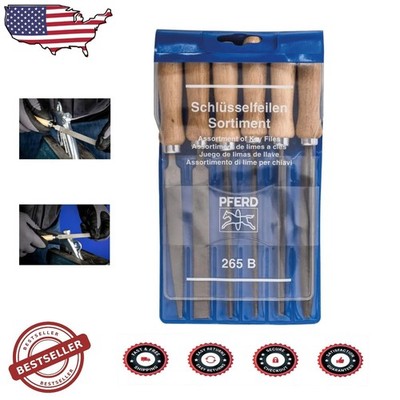 Delicate Filing Key File Set 4'' 6pc Steel Fine Grit Comfortable Handles