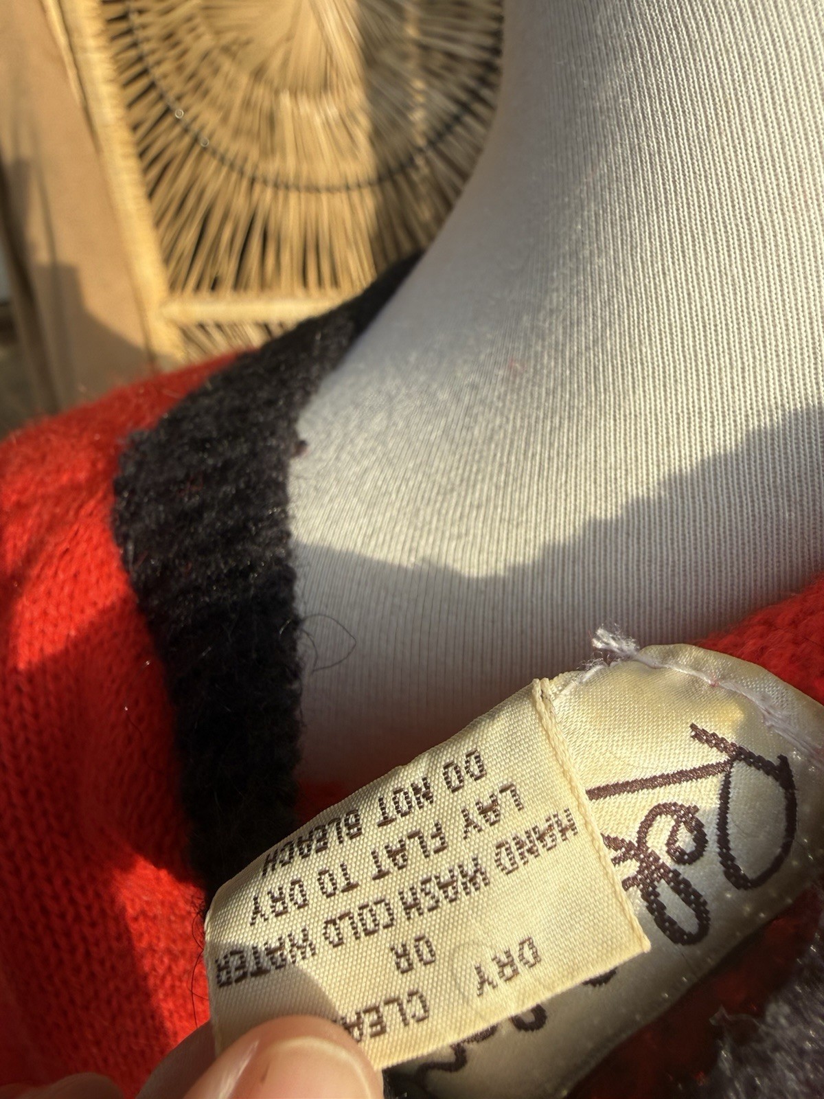 Reference Point Vintage RED crew Neck Graphic Jer… - image 7