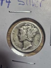 1944 mercury dime - 90% silver coin