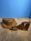 Marx Battleground Pillbox Terrain Carmel Green Swirl 1963