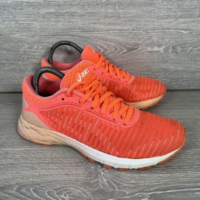 Asics Turnschuhe Damen orange UK Größe 4 DynaFlyte 2 Laufschuhe koralle ''