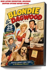 BLONDIE AND DAGWOOD DIGITALLY REMASTERED COMPLETE 28 MOVIE DVD SET & NEW CC