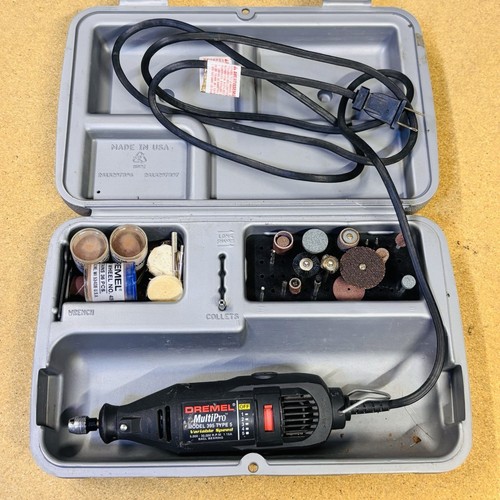 Dremel MultiPro Model 395 Type 5 Variable Speed Rotary Tool w/ Extras + Case - Picture 2 of 7