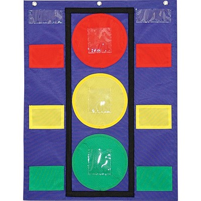 CARSON DELLOSA EDUCATION CD-158024 Stoplight Pocket Chart