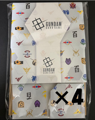Gundam Card Game Storage Box Resource Card Set EVX07 WCS2026 Official 4Pcs New