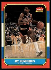 1986-87 Fleer Jay Humphries Rookie HS