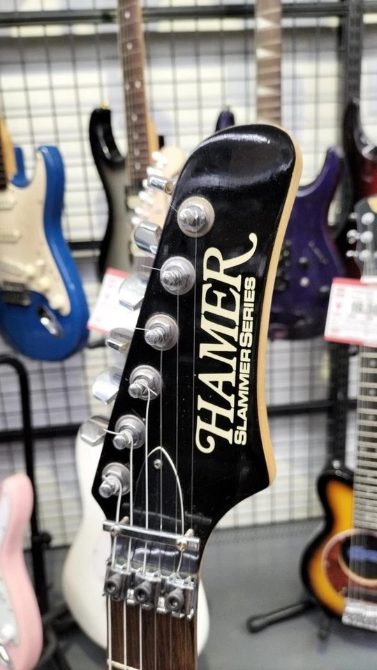 HAMER SLAMMER SERIES Diapasón de palo de rosa con cuello de arce usado Sunburst Foto 2 de 4