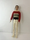 Barbie Ken Campus Hero 1961 Mattel Flocked Brown Hair doll With Outfit Vintage