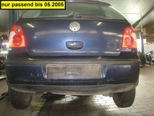 Stoßstange / Stossfänger Hinten VW Polo 1.2 9 N Farbe dunkelblau-met. LB5N