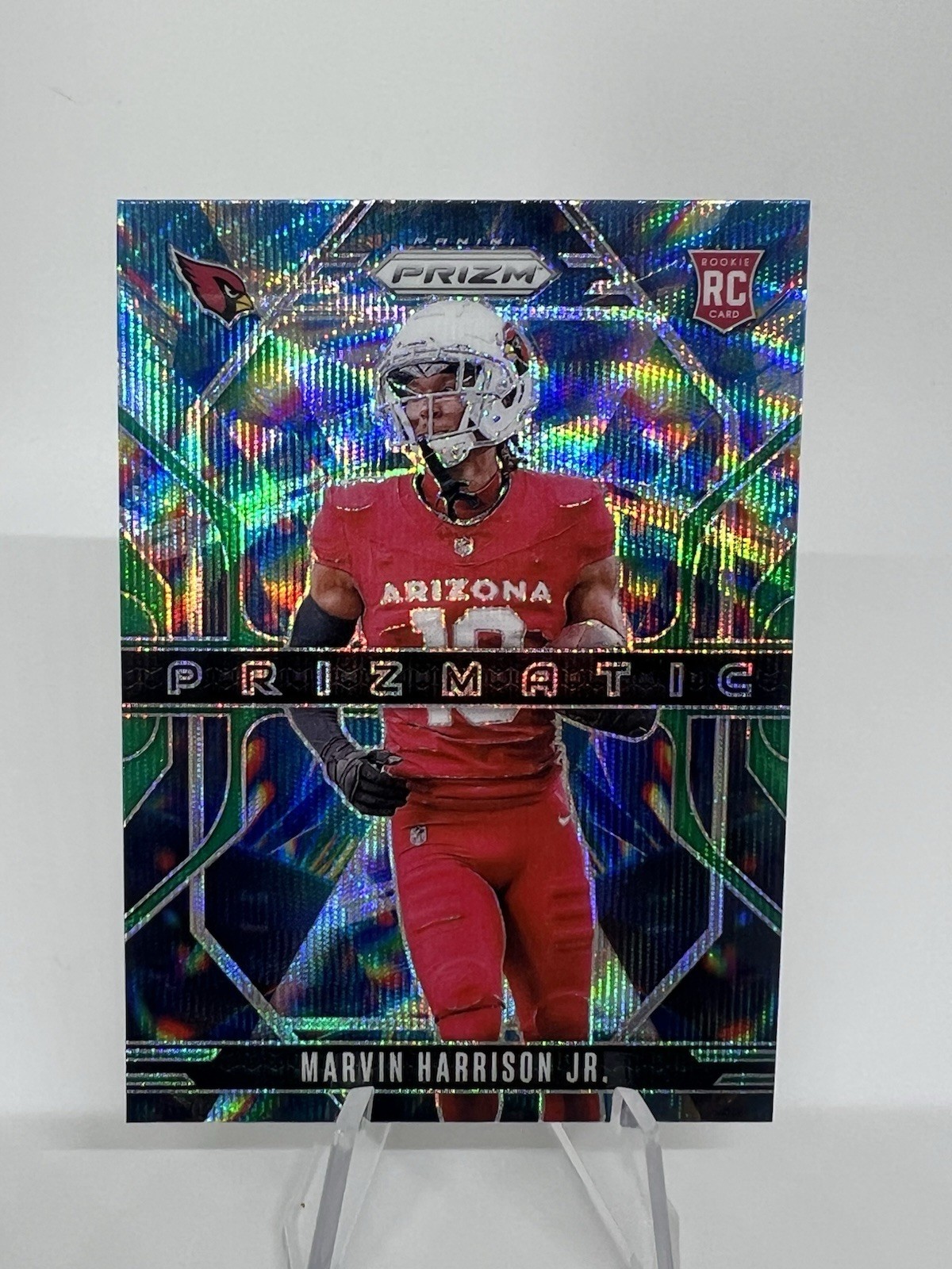 2024 Panini Prizm - Prizmatic Marvin Harrison Jr. #12 Green Wave Prizm (RC)